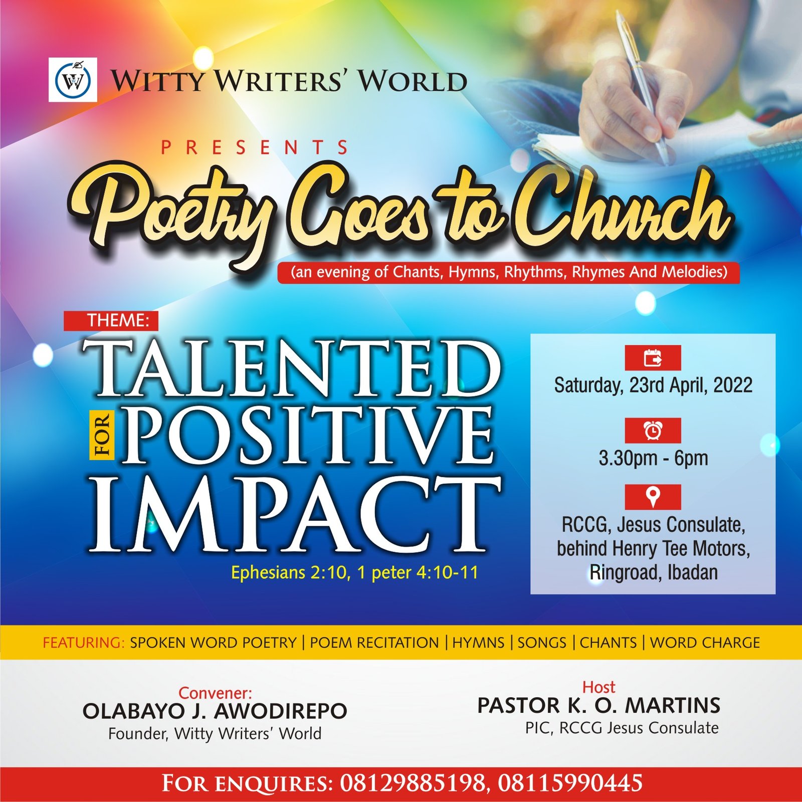 Poetry Goes to Church