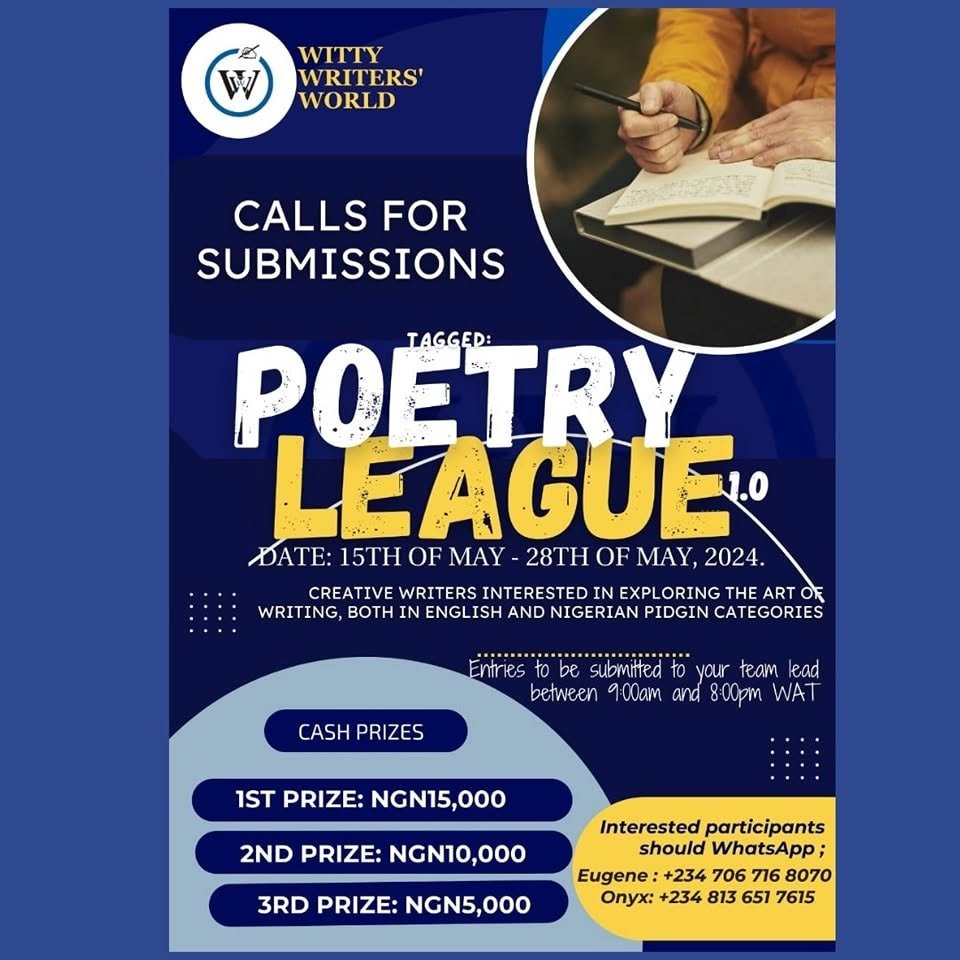 Poetry League 1.0 - Witty Writers World