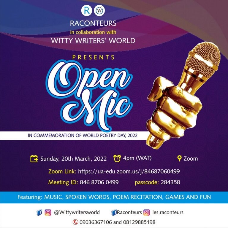 Virtual Open Mic.